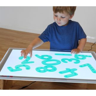 Siffror i silikon gröna