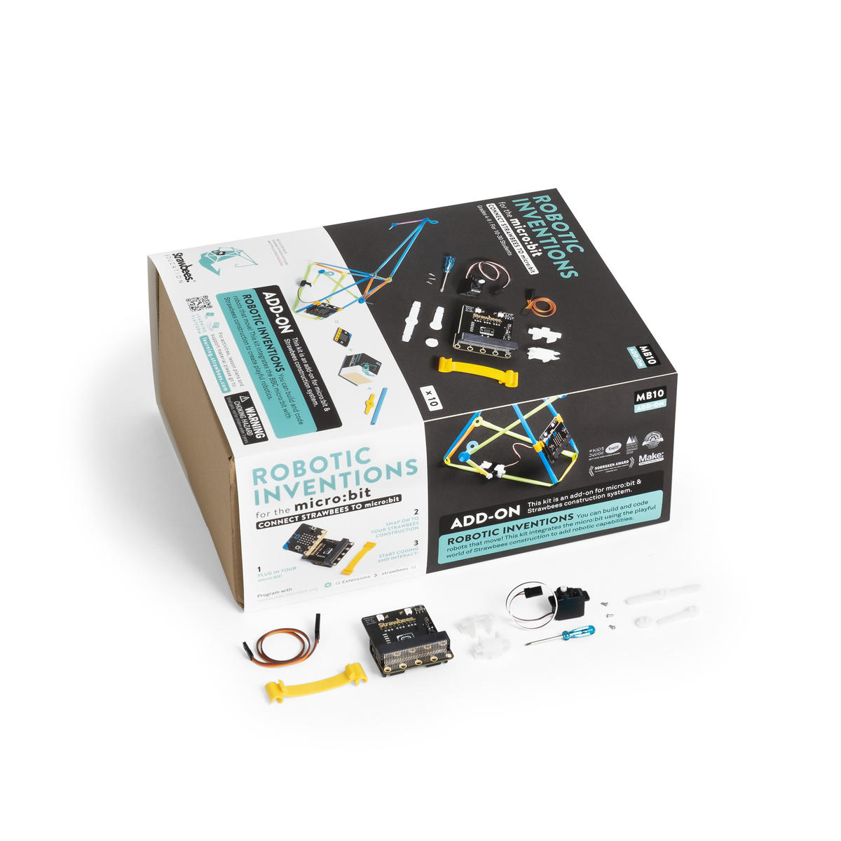 Strawbees Robotic Inventions for micro:bit, 10 st/fp