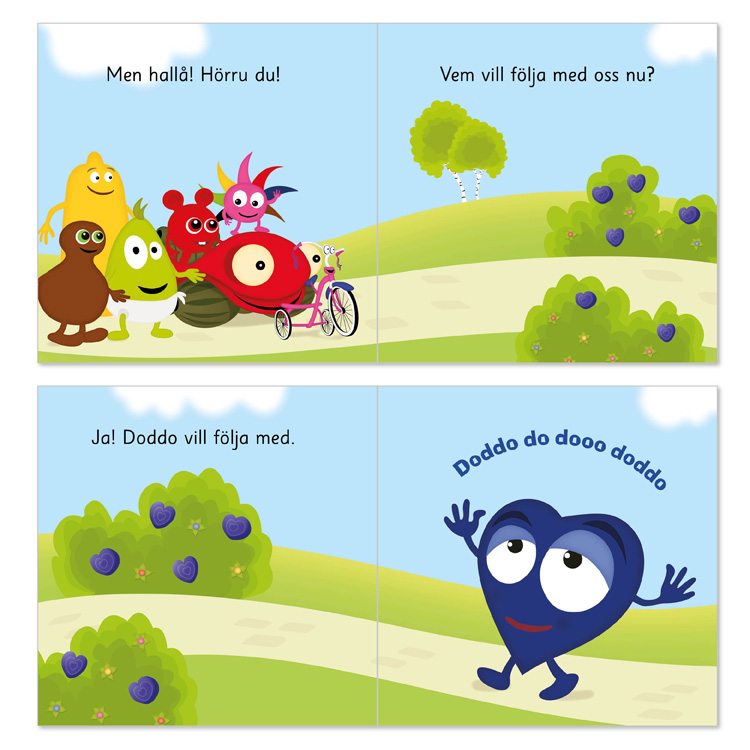 Babblarna bok Stompalång med Babblarna - Bild 2