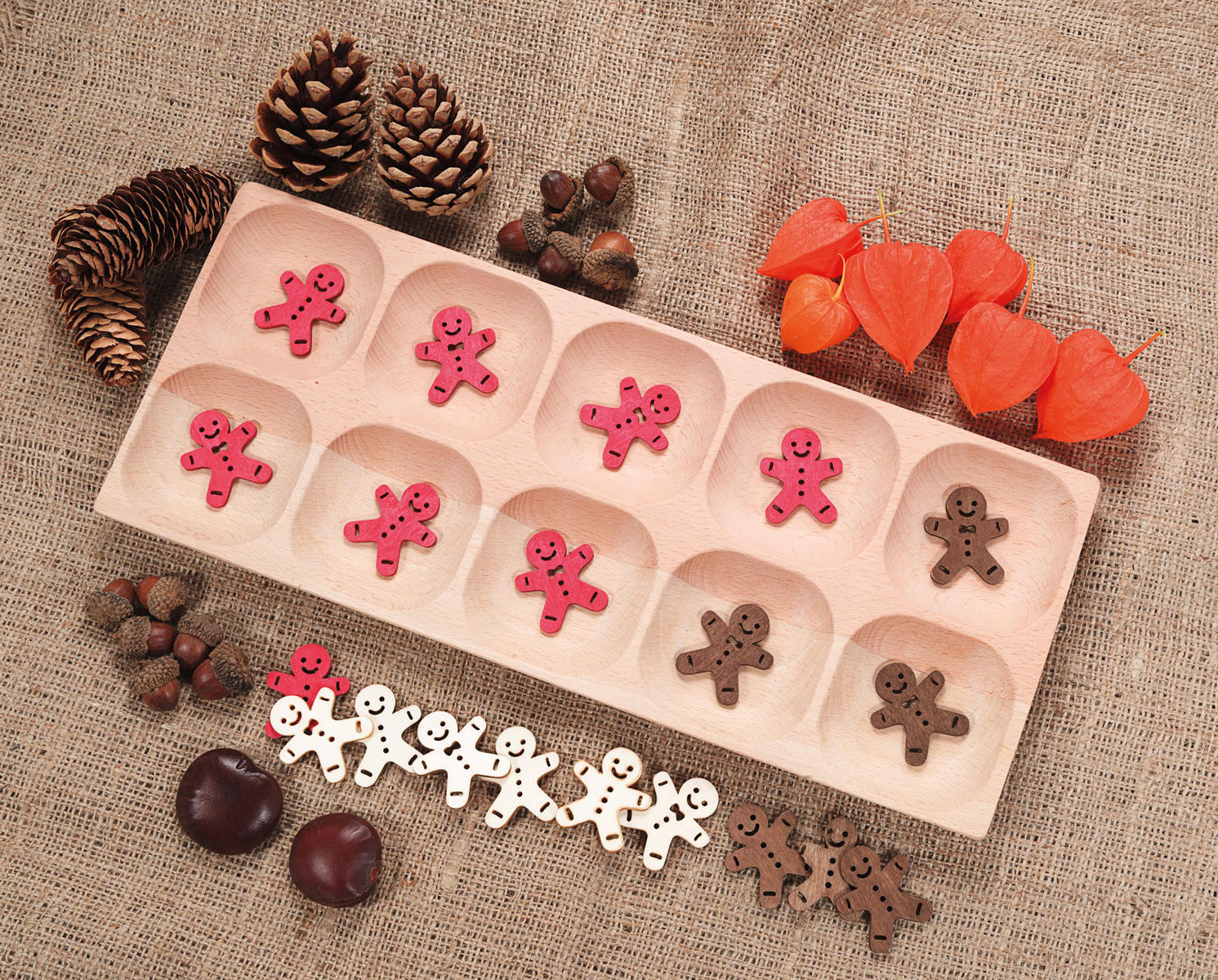 Sorteringsbräde av trä