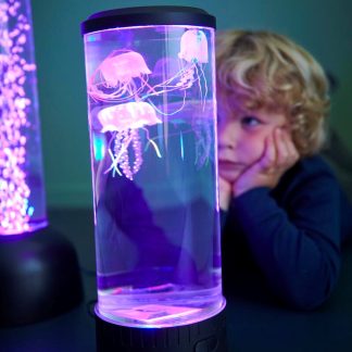 Runt manetakvarium, svart