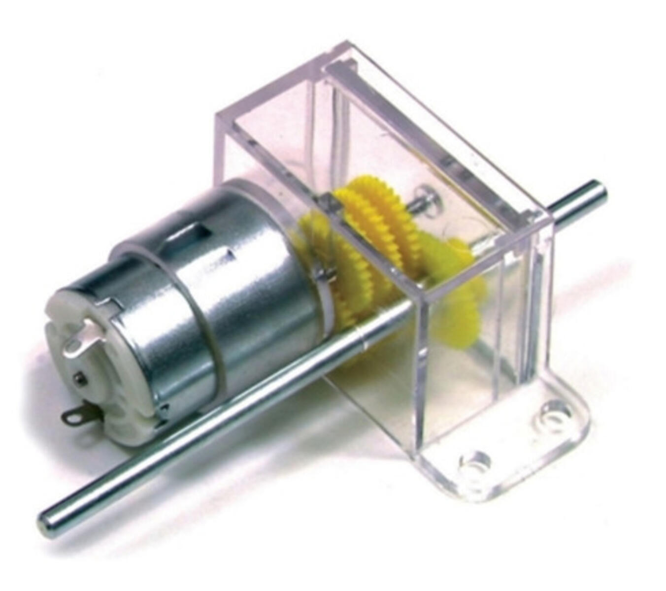 Elmotor med växellåda