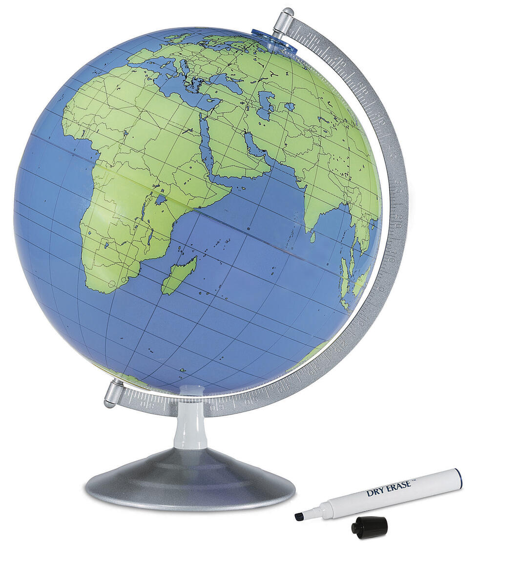 Jordglob med whiteboardyta