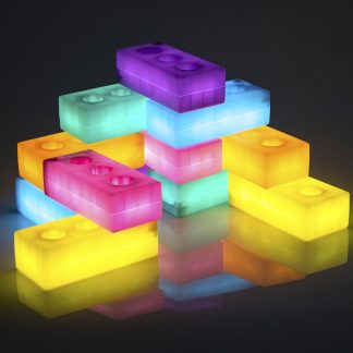 Lysande byggklossar