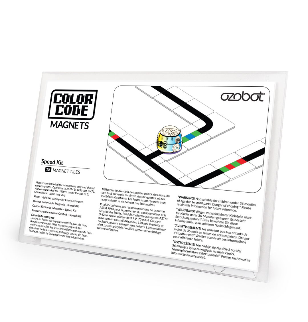 Ozobot Color Code Magnets - Speed Kit 18 st/fp - Bild 3
