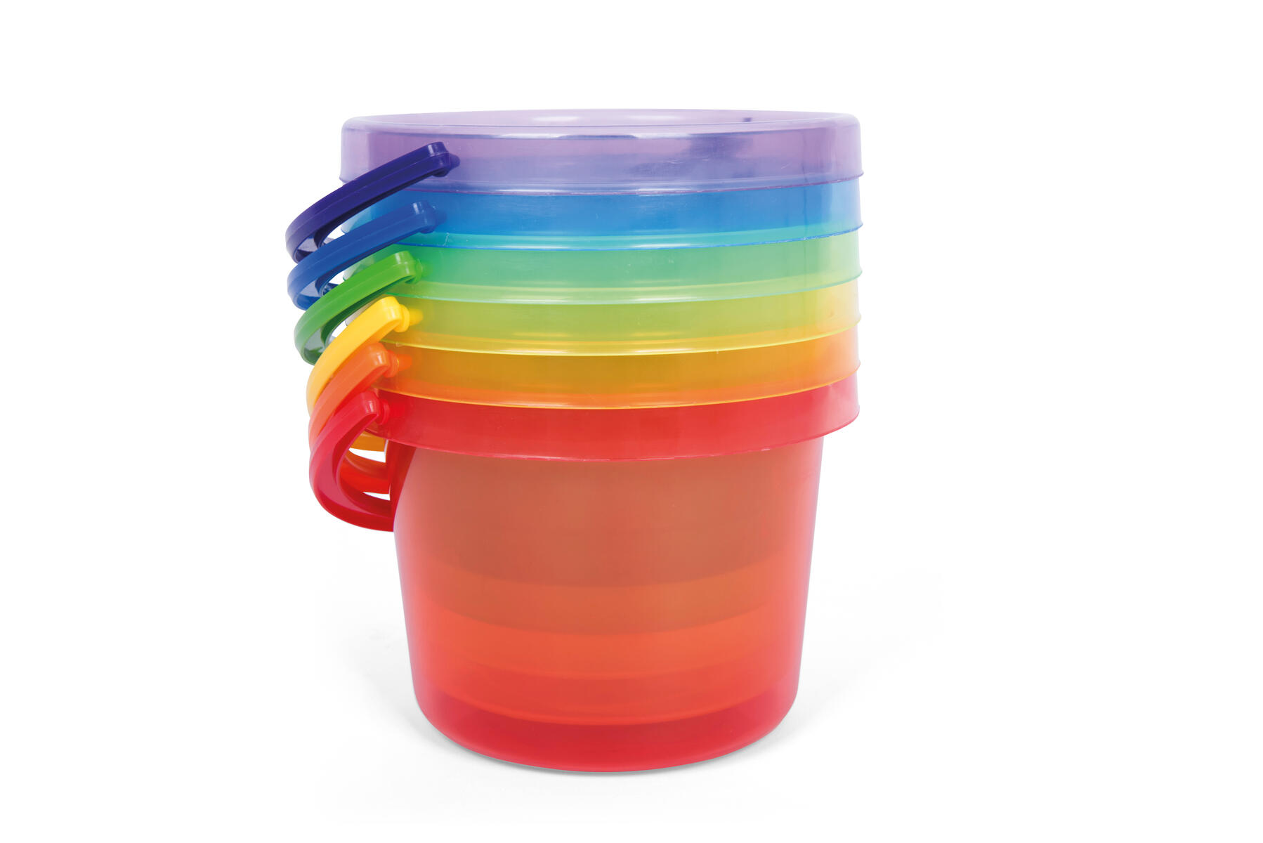 Hinkar transparent färgade 6st - Bild 2