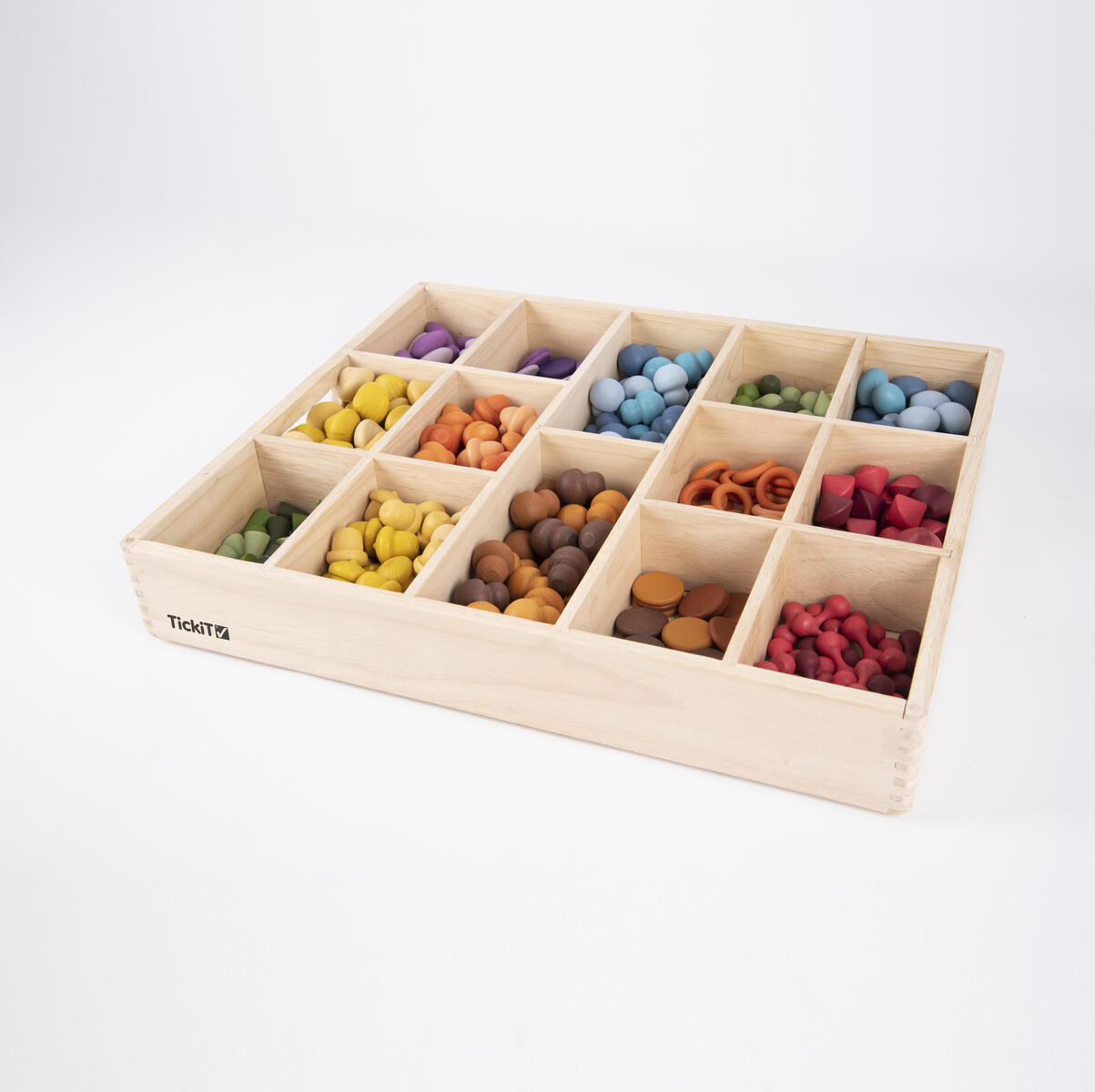 Bricka av trä med 14 fack - Bild 2