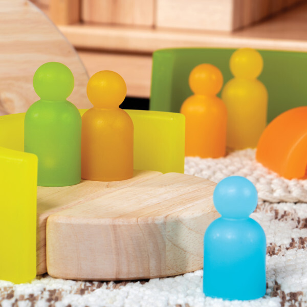 Sensoriska figurer, naturliga färger - Bild 3