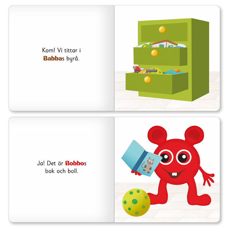 Babblarna XL-bok I Babbas byrå - Bild 2