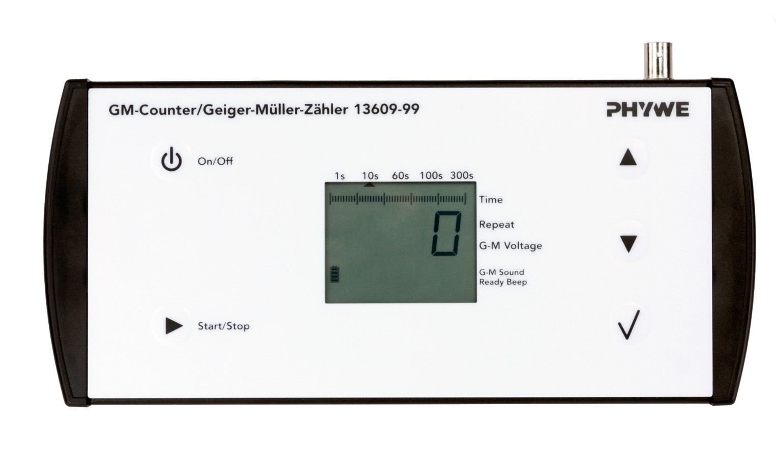 GM-räknare inkl. spänningsaggregat