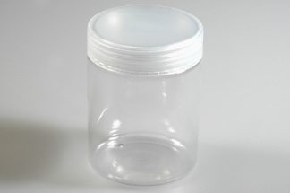 Plastburkar med skruvlock, 250ml, 10 st_fp