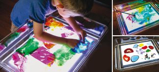 Plexilåda till ljusbord A3