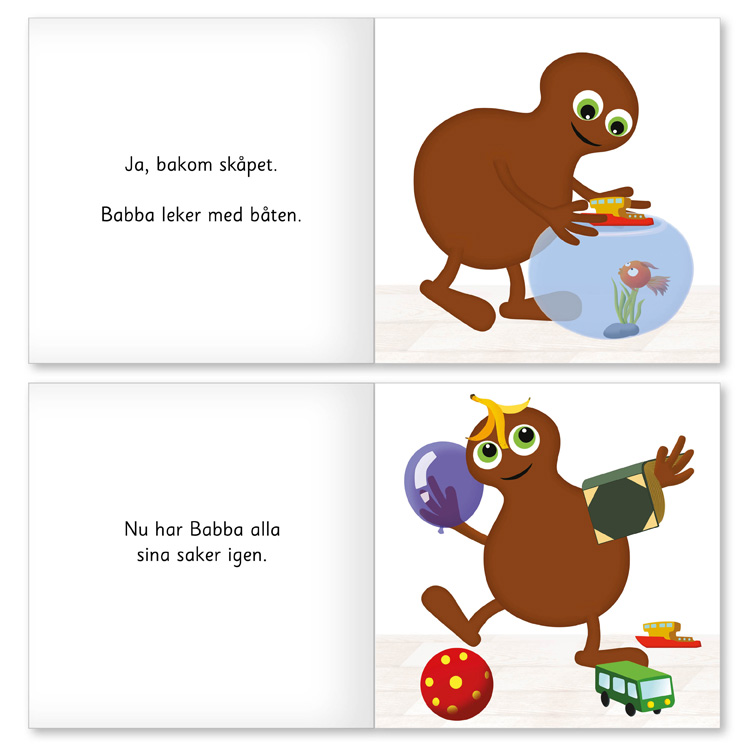 Babblarna XL-bok Var är Babbas saker - Bild 4