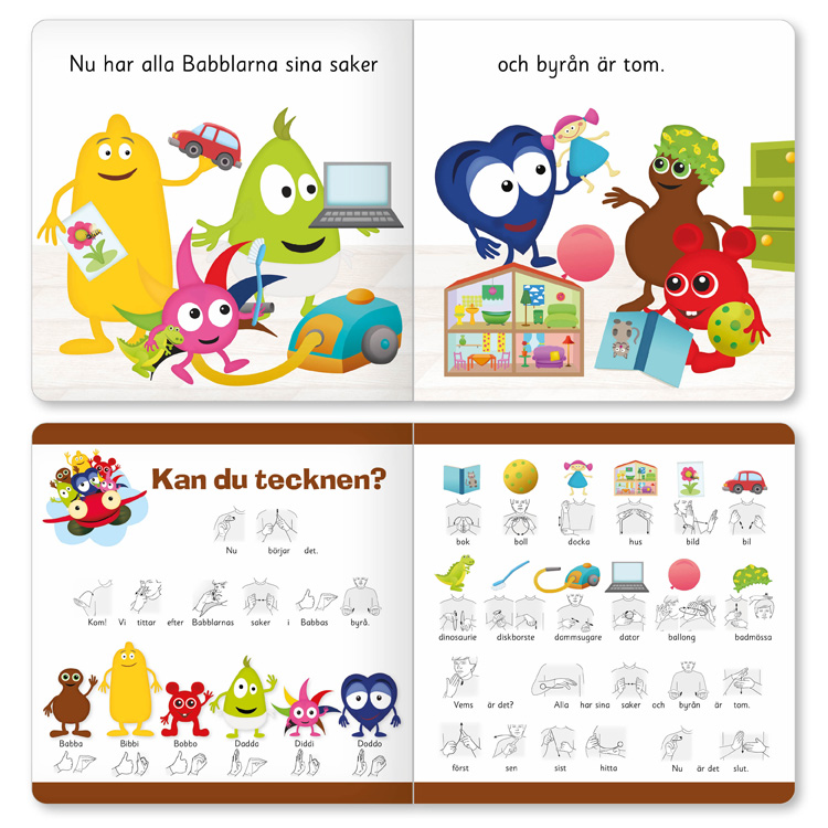 Babblarna XL-bok I Babbas byrå - Bild 4