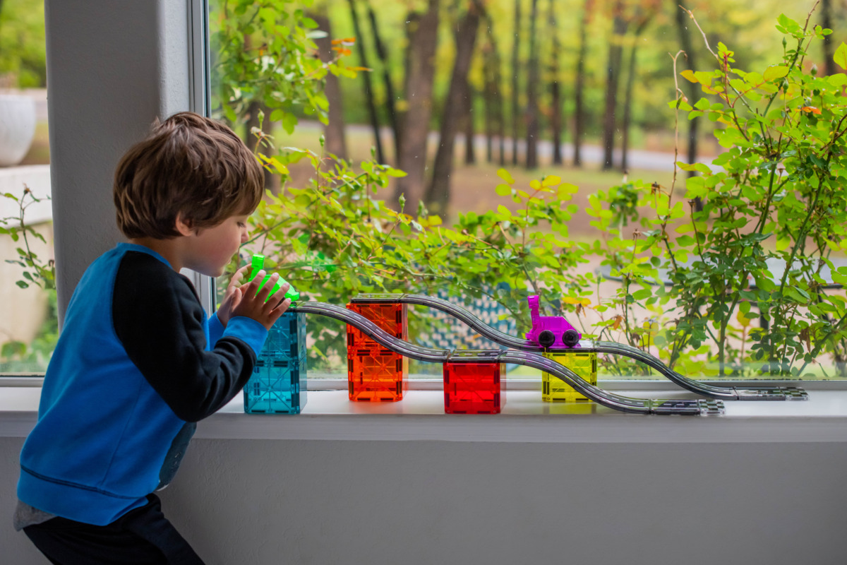 Magna-Tiles bilbana, 40 delar - Bild 3