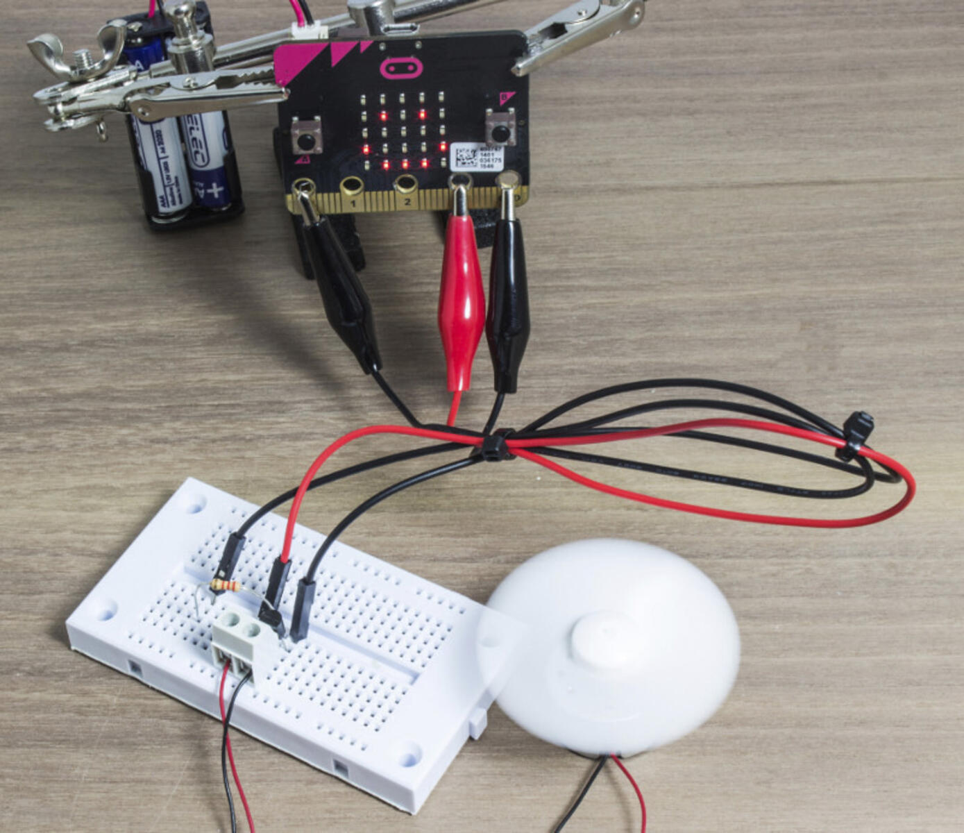 Labbsladd 30cm krokodilklämma_stift hane, 4 st/fp - Bild 3