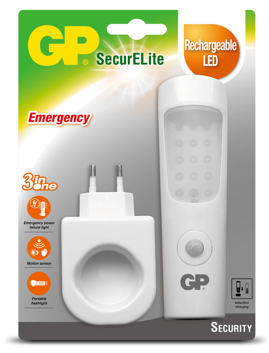 Ficklampa och nödljus, laddningsbar - Bild 3