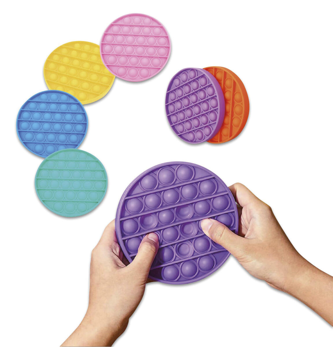 Fidget Push Pop Bubble 6st - Bild 2