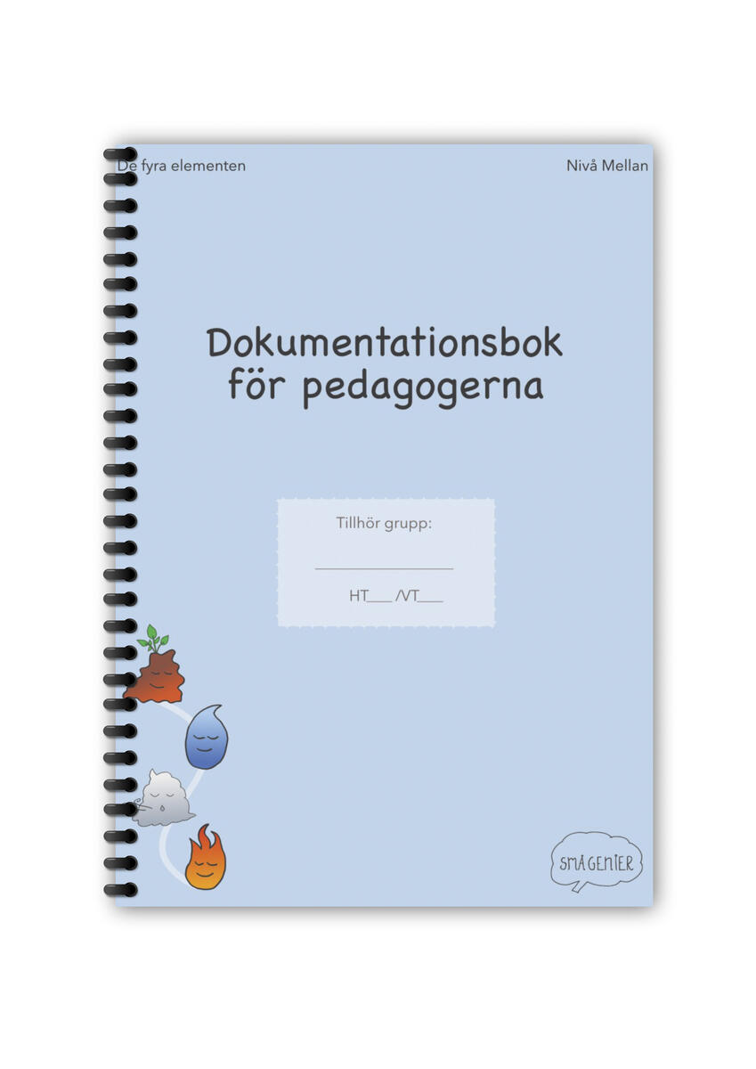 Dokumentationsbok, nivå mellan - De fyra elementen