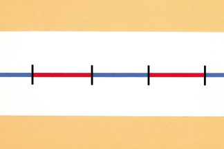 Onumrerade tallinjer i bänkstorlek