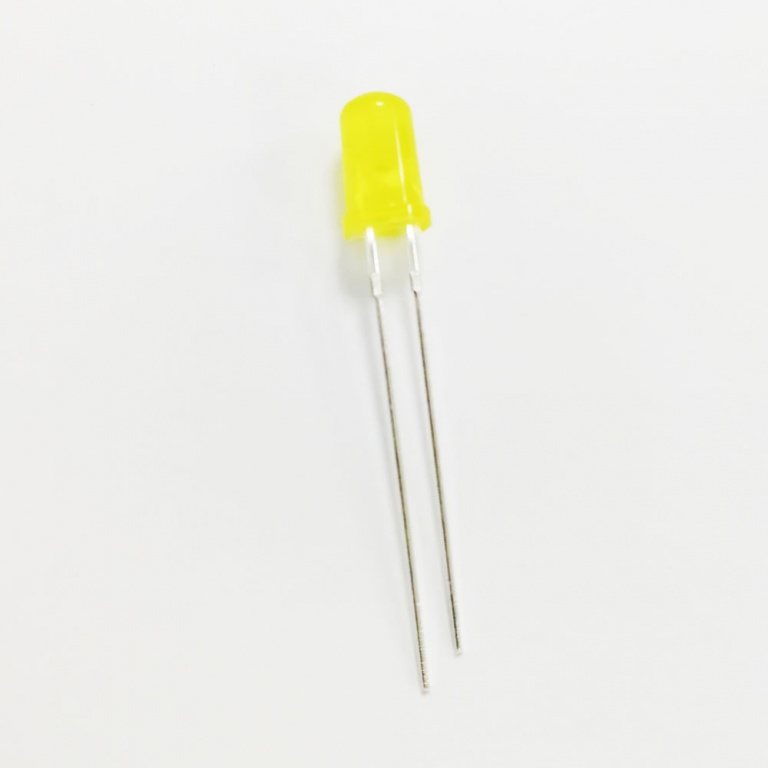 Lysdiod Gul 5mm 100st.