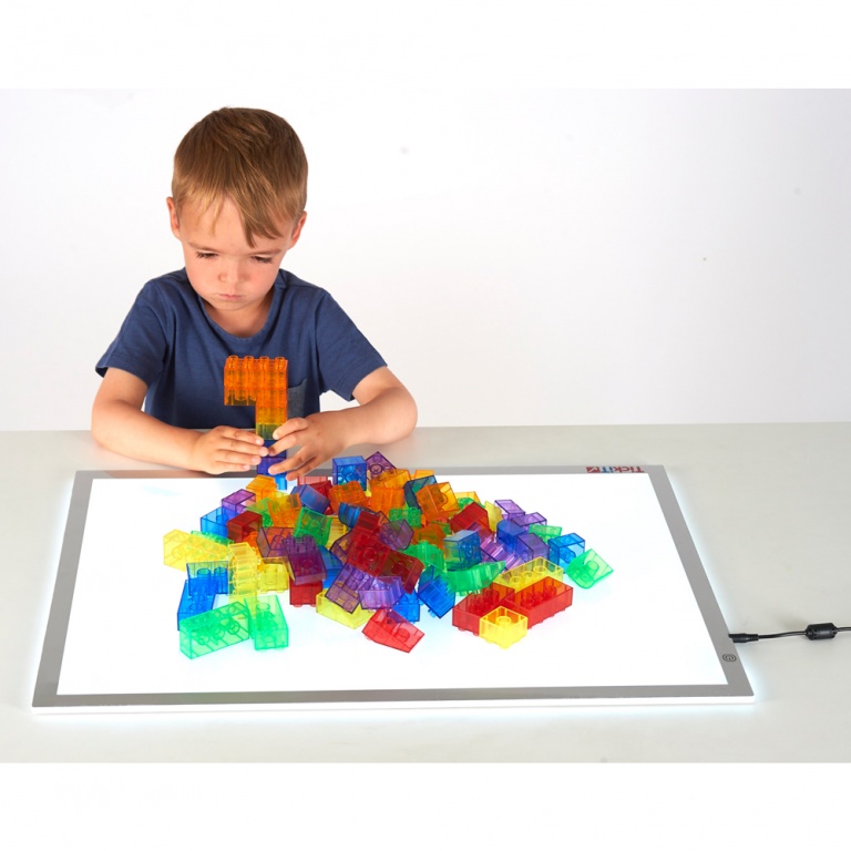 Byggklossar transparenta