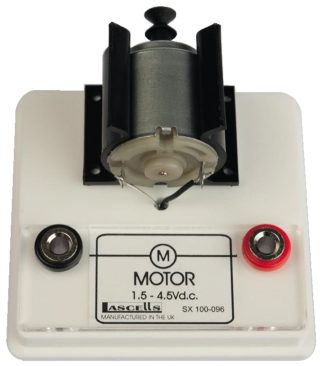 Elmotor 1,5-4,5V DC, på platta