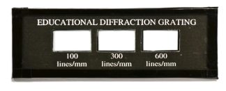 Gitter 100/300/600 linjer/mm