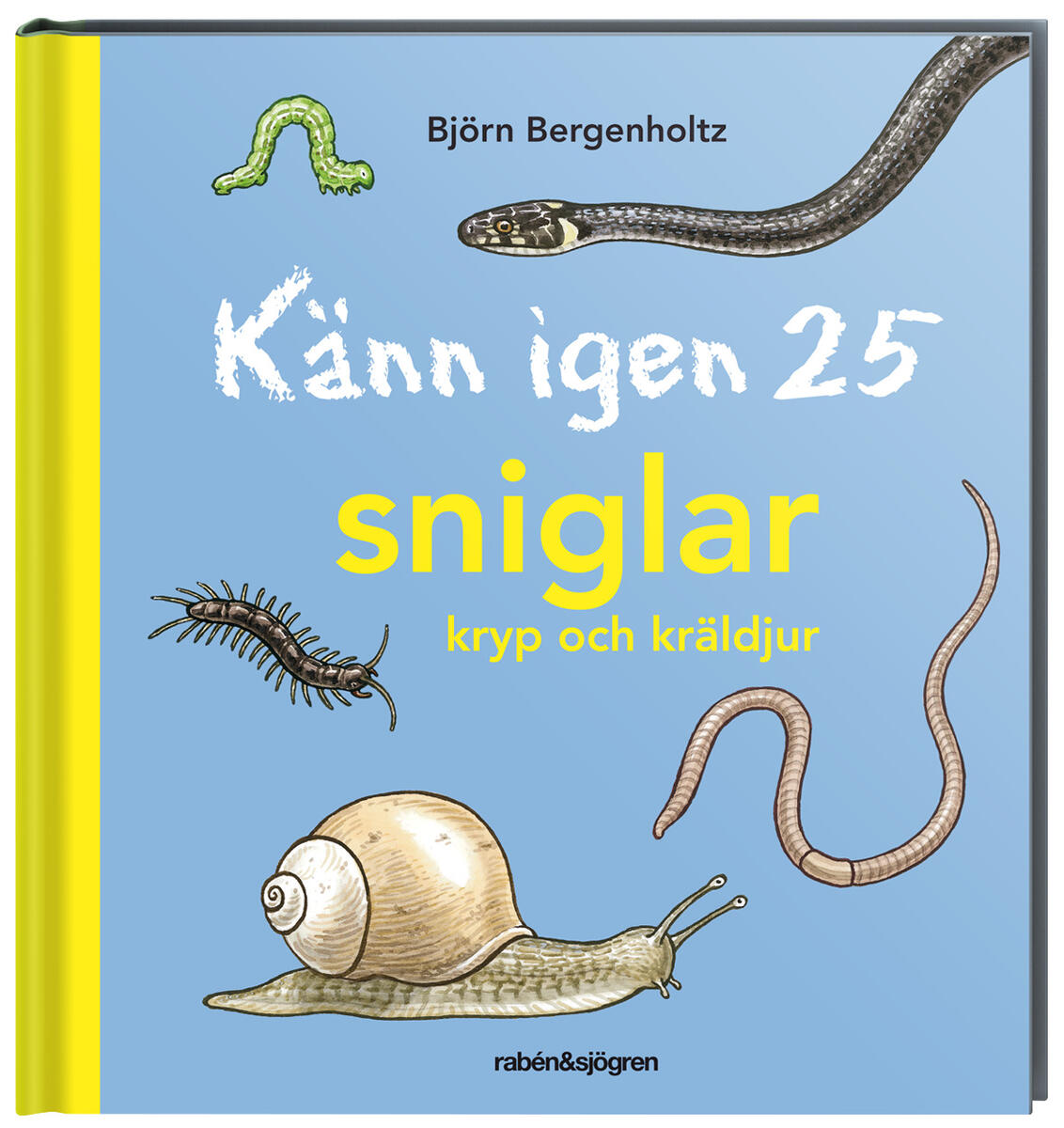 Känn igen 25 sniglar, kryp och kräldjur - Bok