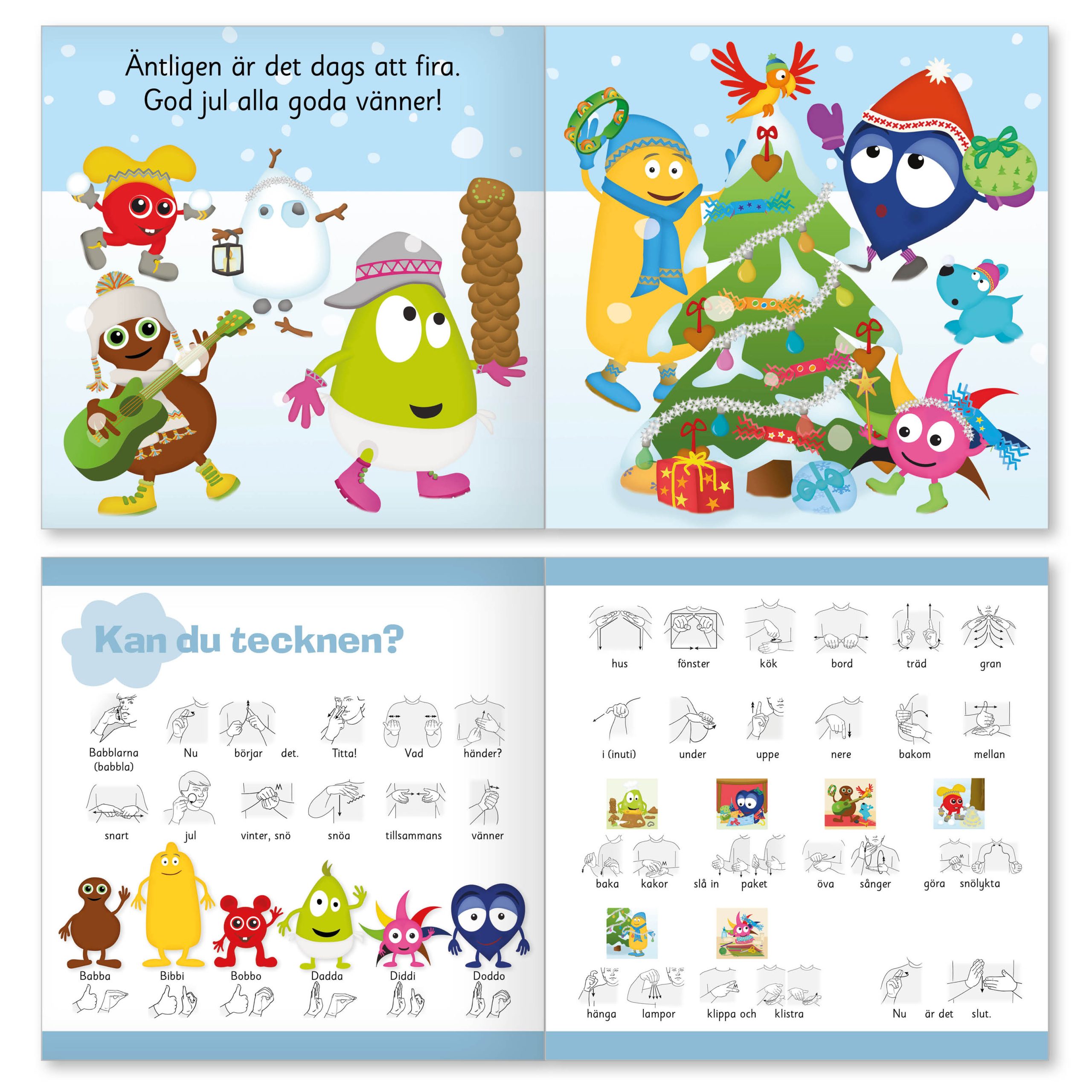 God jul med Babblarna, bok - Bild 5