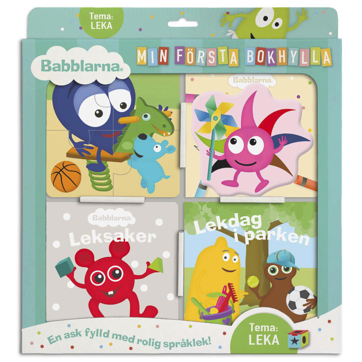 Babblarna Min första bokhylla LEKA