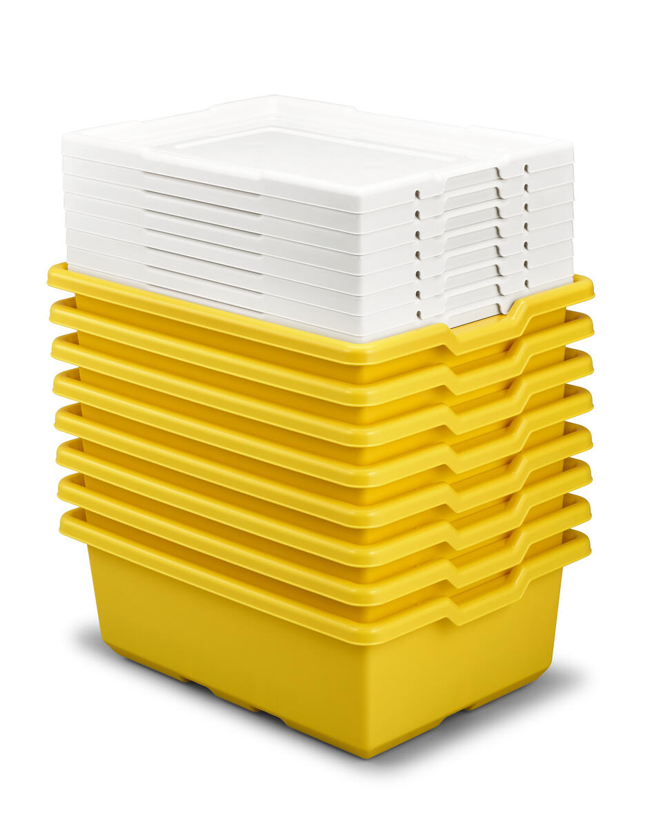 LEGO® Education Mellanstor förvaringslåda gul 8 st/fp