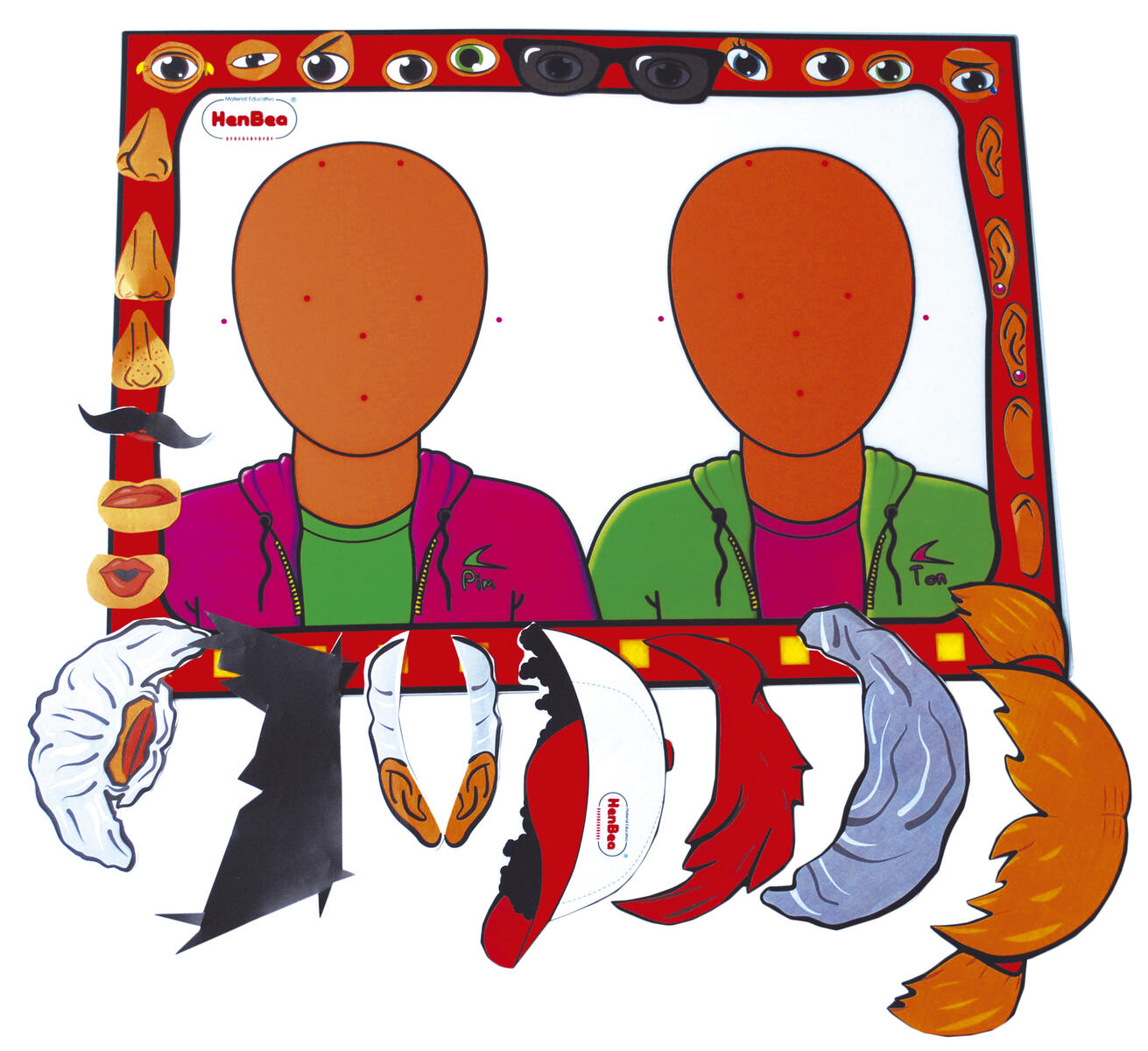 Tavla med ansiktsuttryck - Bild 2