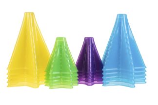 Sensoriska koner färgade transparenta