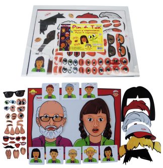 Tavla med ansiktsuttryck