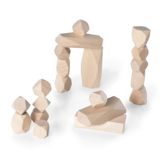 Oregelbundna trästenar