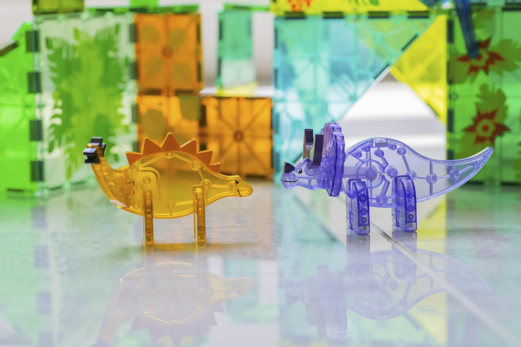 Magna-Tiles Dinovärld XL 50-delar - Bild 2