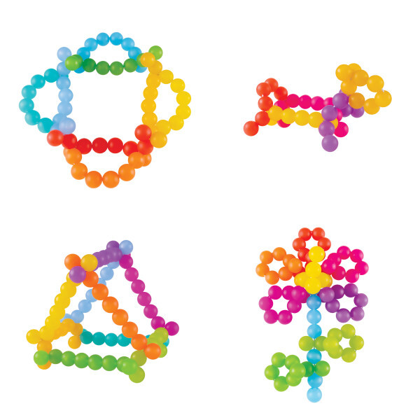 Flexibla & formbara kulrader, regnbåge - Bild 3