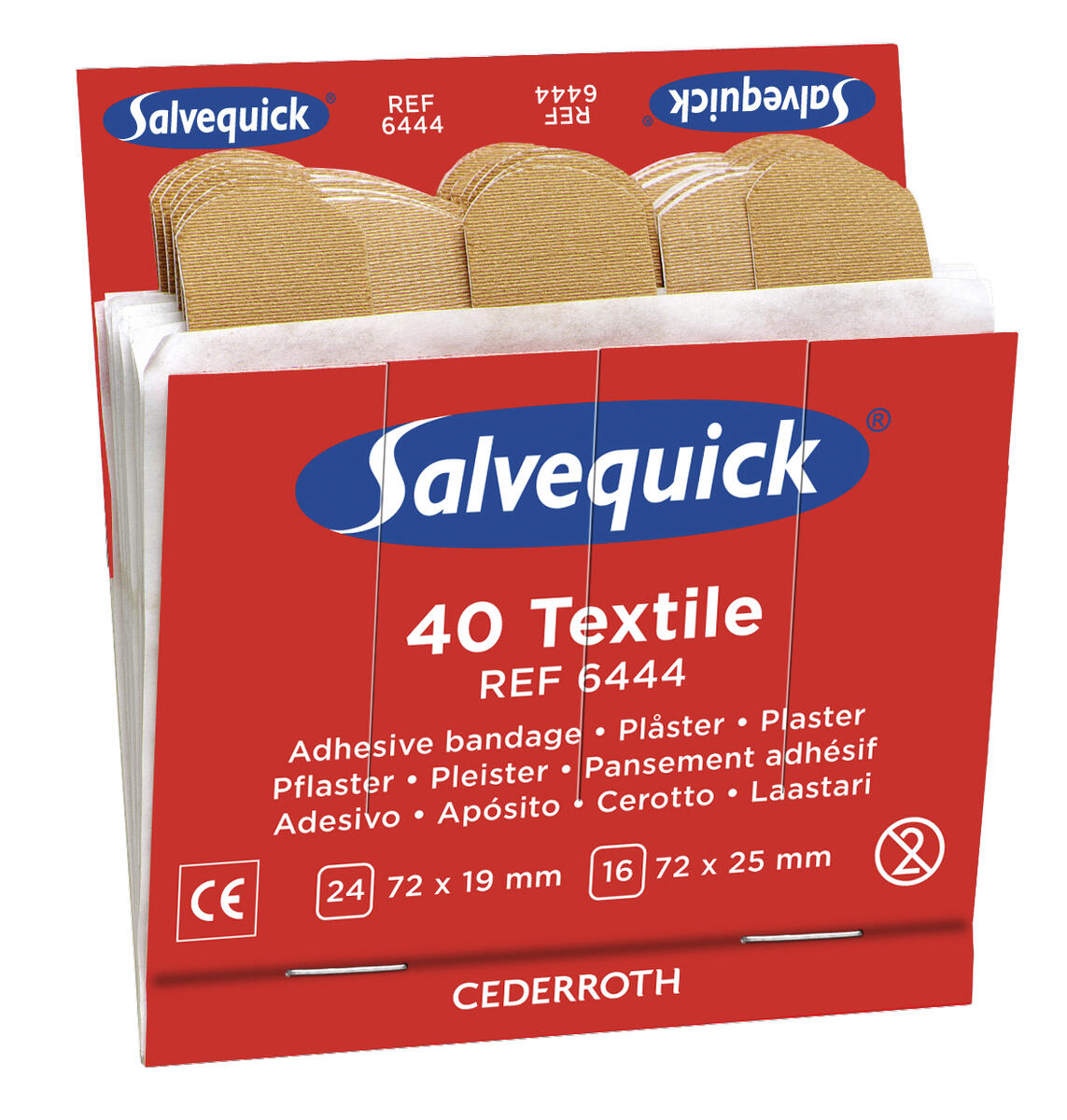 Textilplåster refill 6*40 st