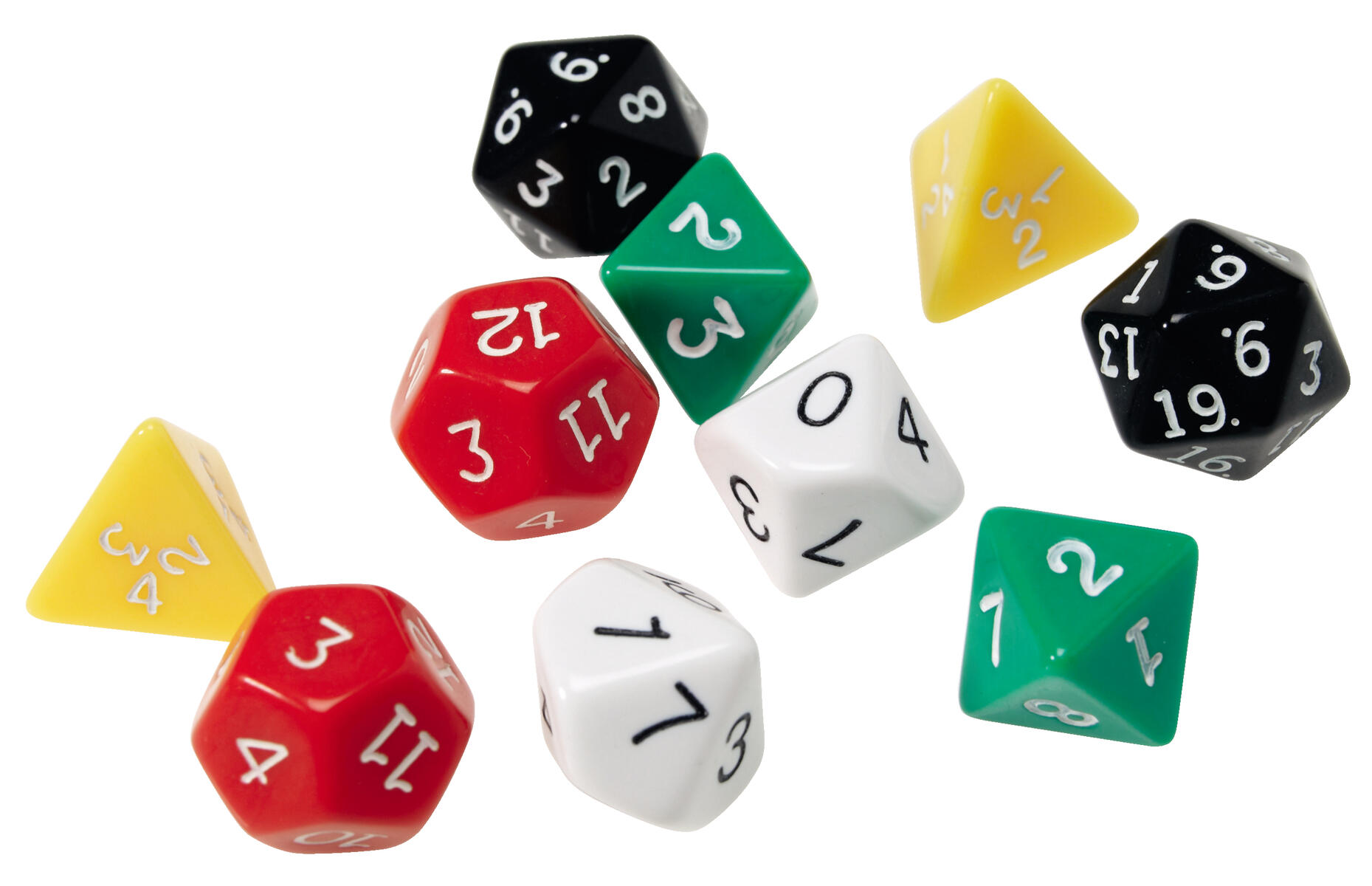 Polyhedraltärningar 12 st_fp