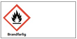 Varningsetikett - Frätande 100 st_rulle