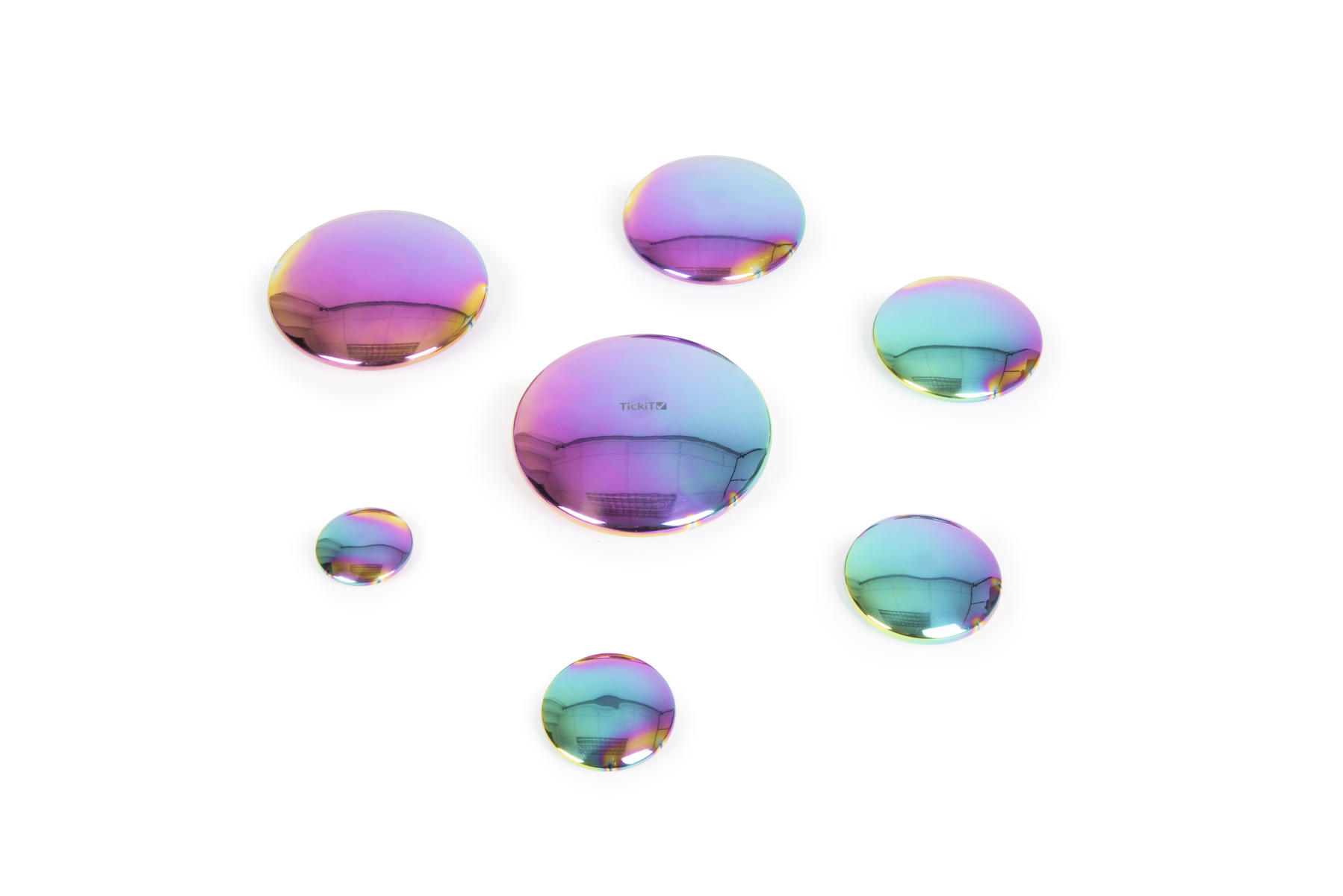 Reflekterande multifärgade knappar - Bild 5