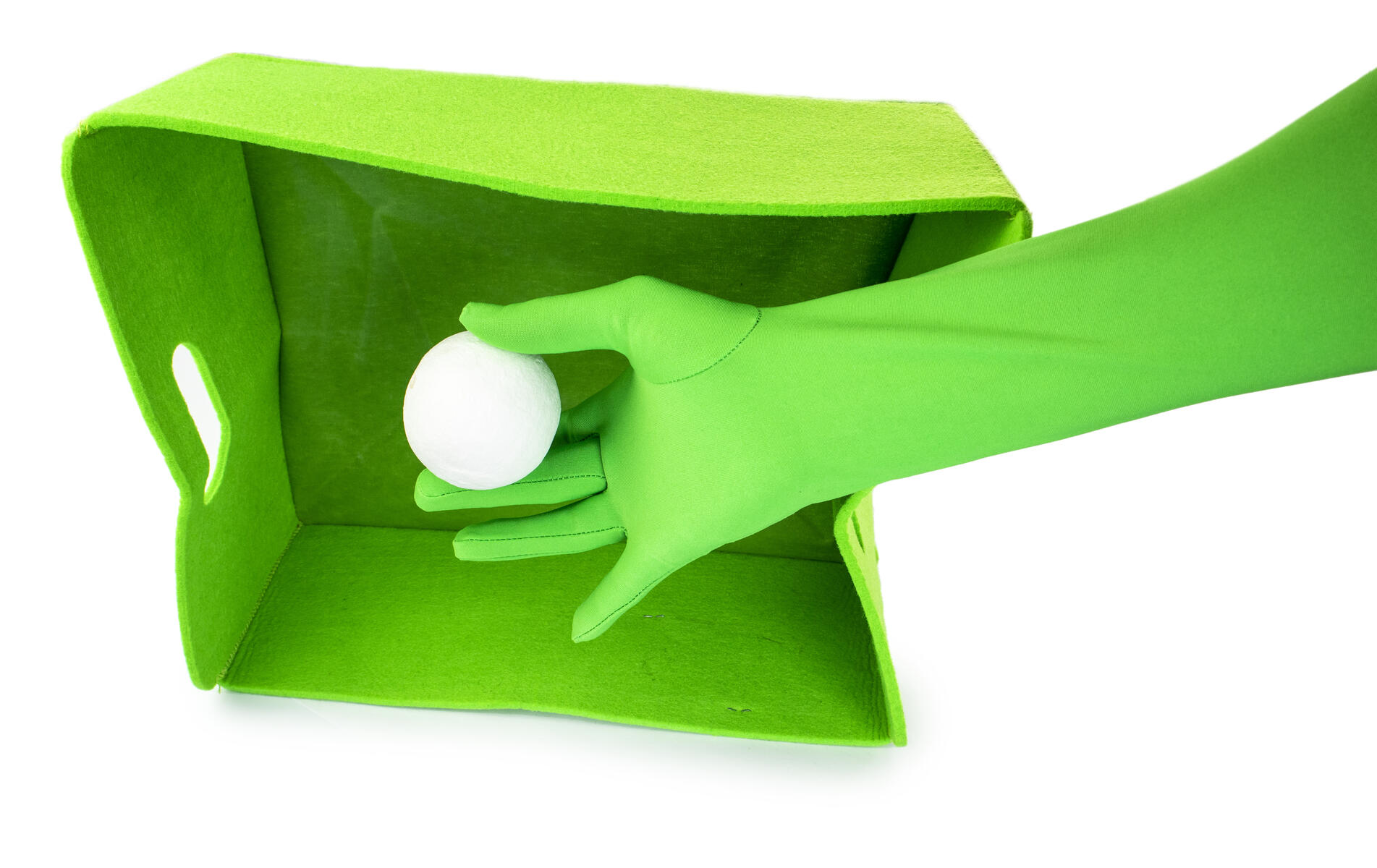 Green screen handskar barn