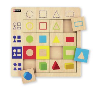 Logikpussel - Geometriska former