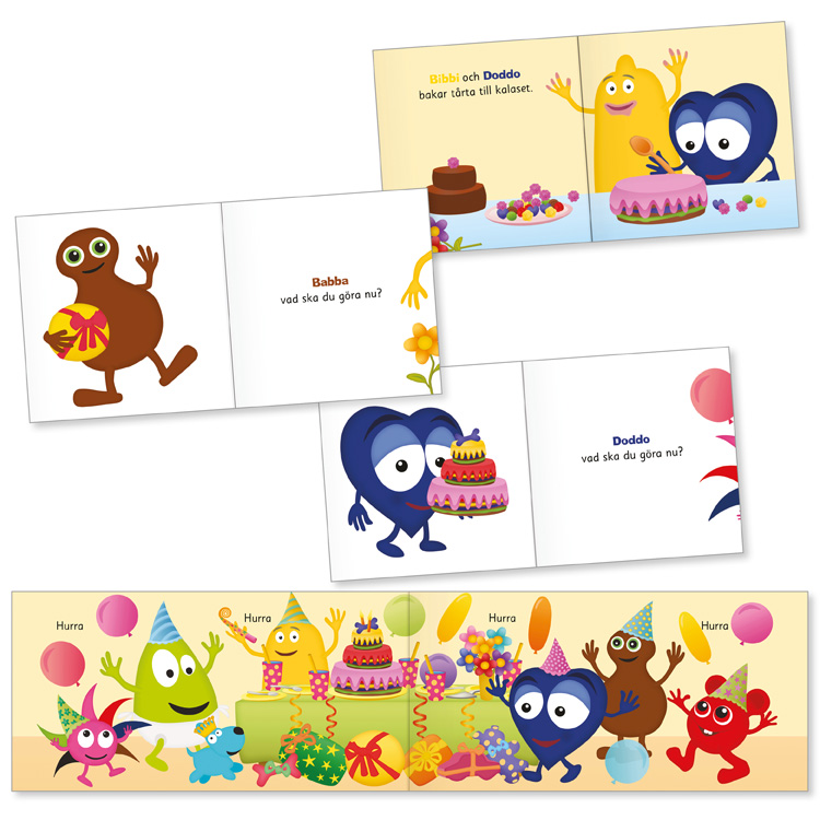 Kalas hos Babblarna, bok - Bild 2