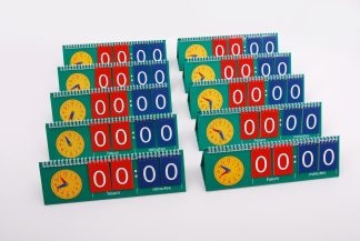 Klocka på blädderblock demo 1 st/fp.