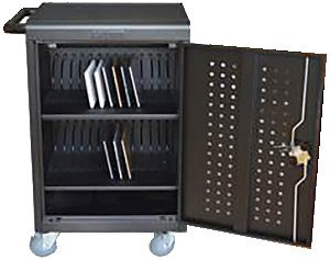 Laddvagn i stål för 24 plattor