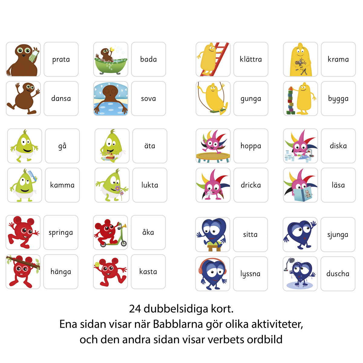 Babblarna Babbas Lotto, verb - Bild 4