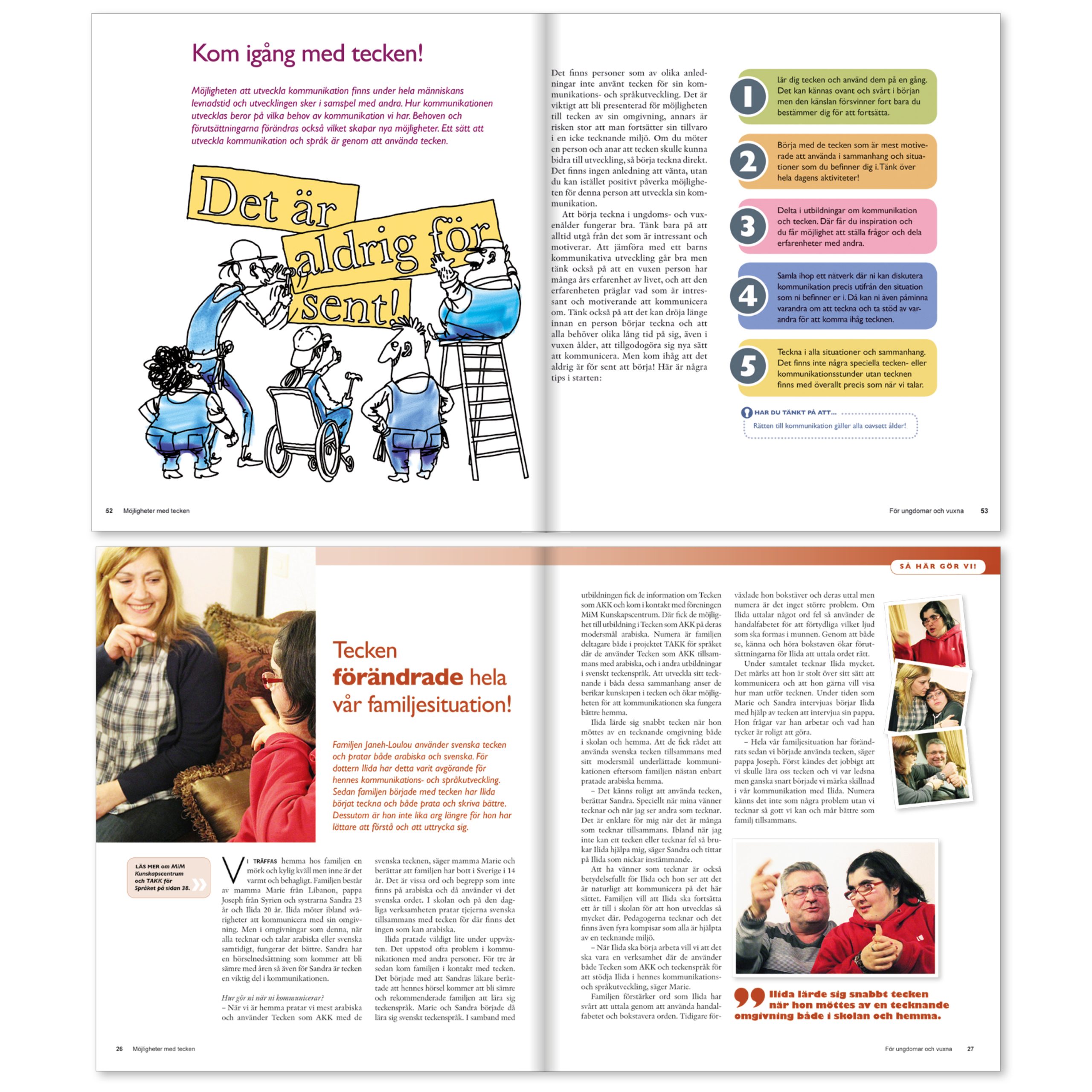 Möjligheter med tecken för ungdomar och vuxna, bok - Bild 3