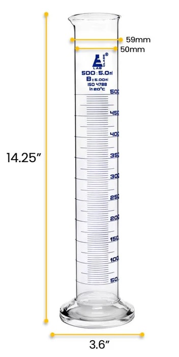 Mätcylinder 500 ml. - Bild 2